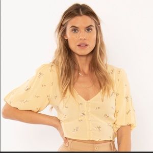 Amuse Society Yellow Top